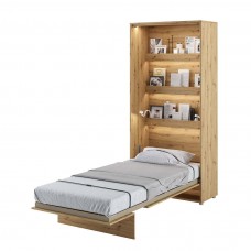 Sienas gulta 90 BED CONCEPT BC-03, ozols artisan